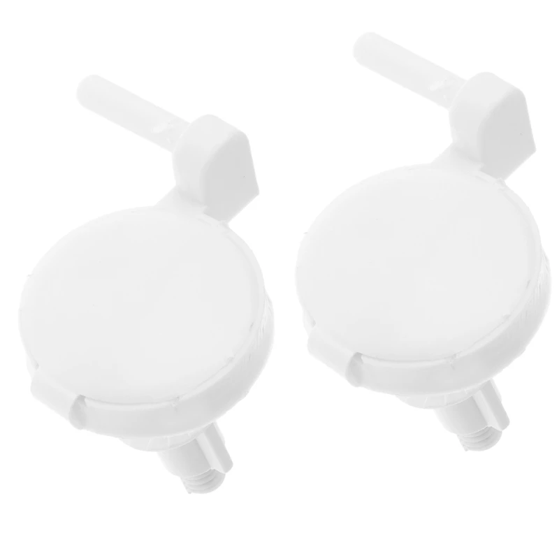 

2pcs Plastic Toilet Seat Screws Fixings Fit Toilet Seats Hinges Repair Tools