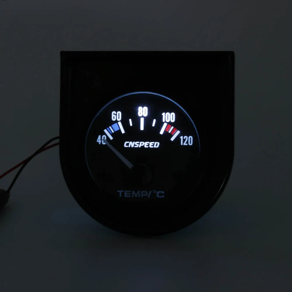 CNSPEED 52 мм Автомобильный измеритель температуры воды автомобильный черная