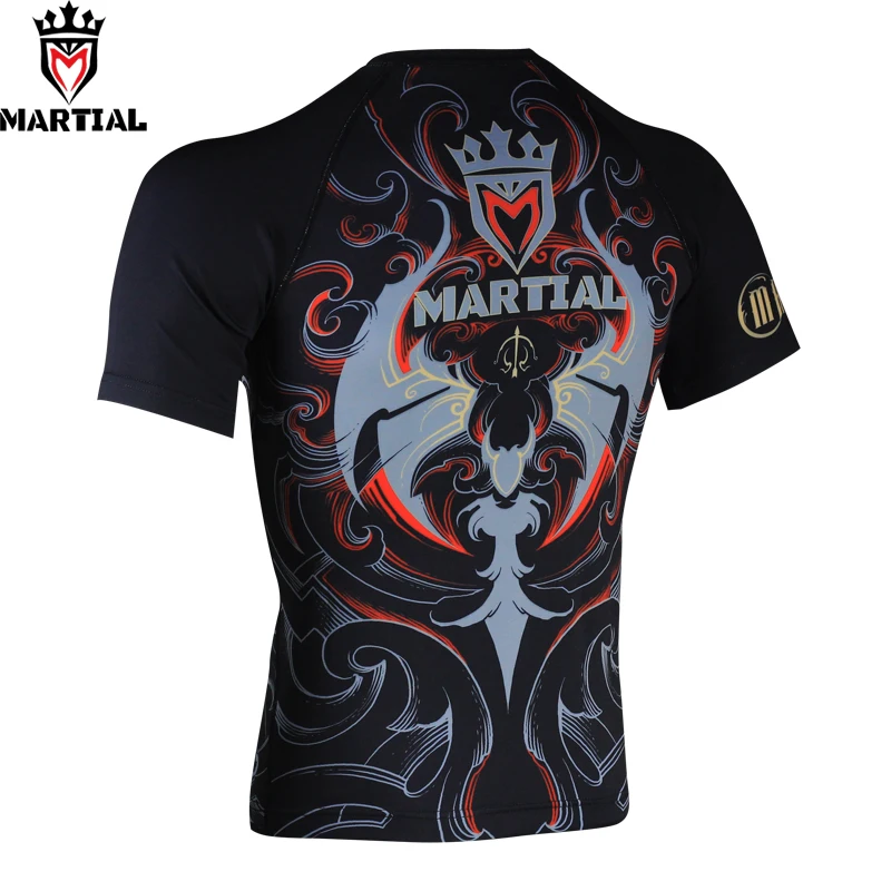 Боевые: Стрелец оригинальная Мужская рубашка с принтом rashguard для смешанных