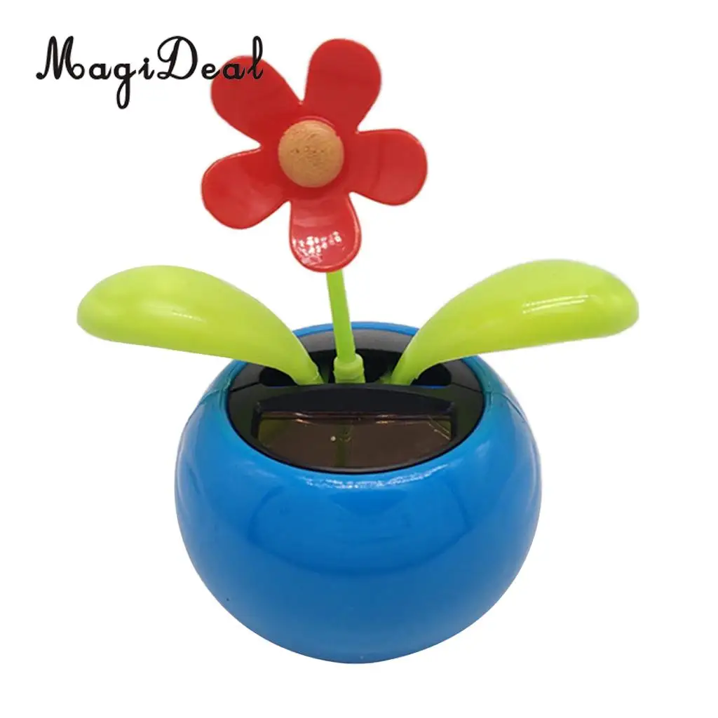 Solar Powered Insect Flower Sunflower Dancing Swing Doll   Toy Home Decor Car Ornament Flowerpot Figure Gifts