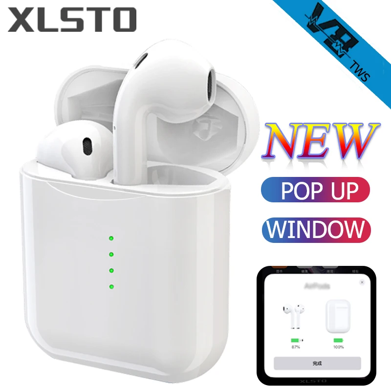 

W1 Chip Bluetooth V8 TWS Headset With Pop-up Window Wireless 5.0 Touch Earphones PK i10 i12 Earphone For iPhone Xiaomi