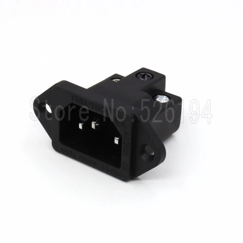 

Free shipping 2pcsx moonsaudio AC FI-06(R) IEC Inlet Socket Rhodium Plated HIFI AC Power Chassis