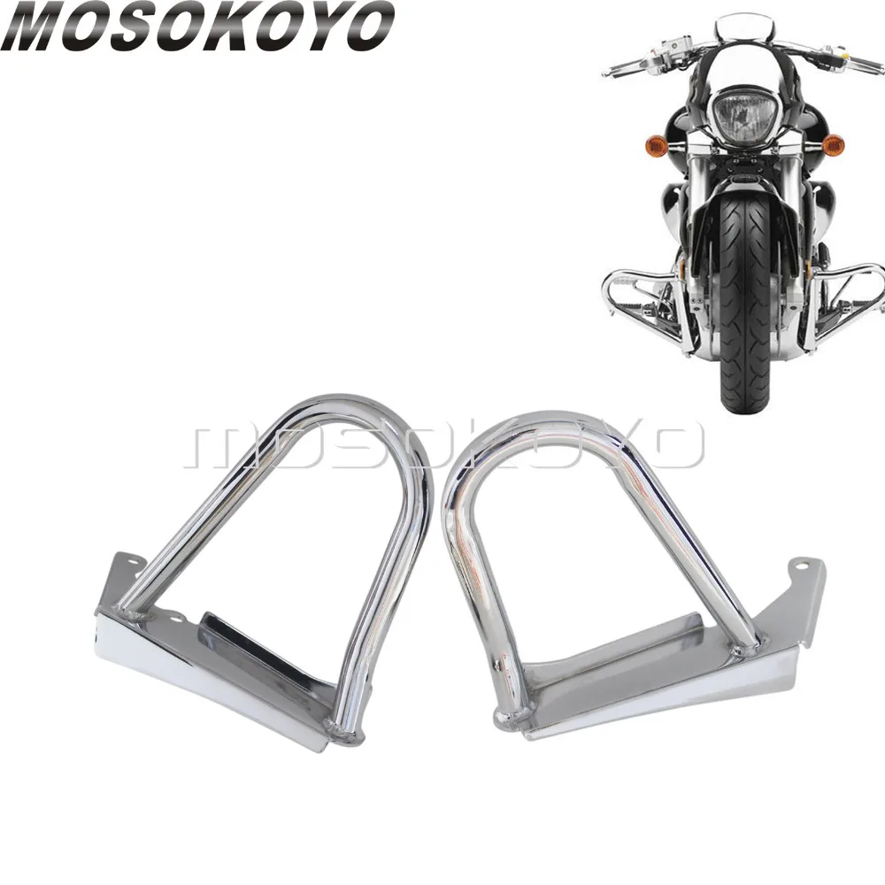 Chrome Motorcycle Engine Guard Crash Bar Guard Safety Bumper Protector