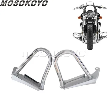 

Chrome Motorcycle Engine Guard Crash Bar Guard Safety Bumper Protector for Suzuki Boulevard M109R 2006-2014