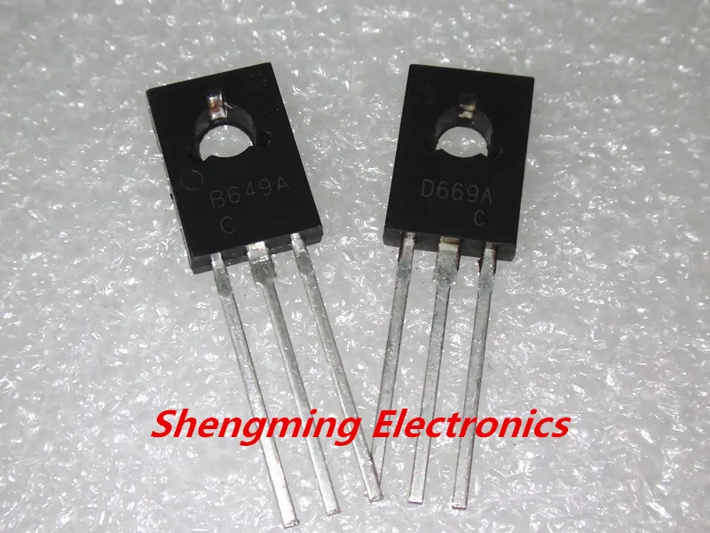 

10pairs 2SD669A 2SB649A (10PCS D669A +10PCS B649A) TO-126 transistor 20pcs