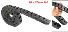 Promotion ! 10 x 20mm 1M Open On Both Side Plastic Towline Cable Drag Chain