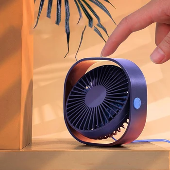 

2019 Summer Portable Mini USB Charging Noiseless Desktop Electric Fan Gift Decoration