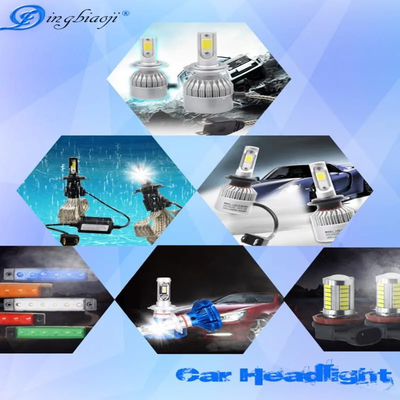 2X новое обновление мини Canbus H4 H7 светодиодный комплект фар 76 Вт 10000LM/набор H1 H11 9005 HB3