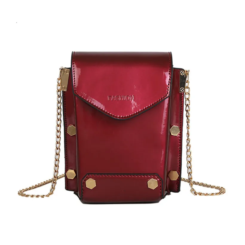 designer purse with squares on it