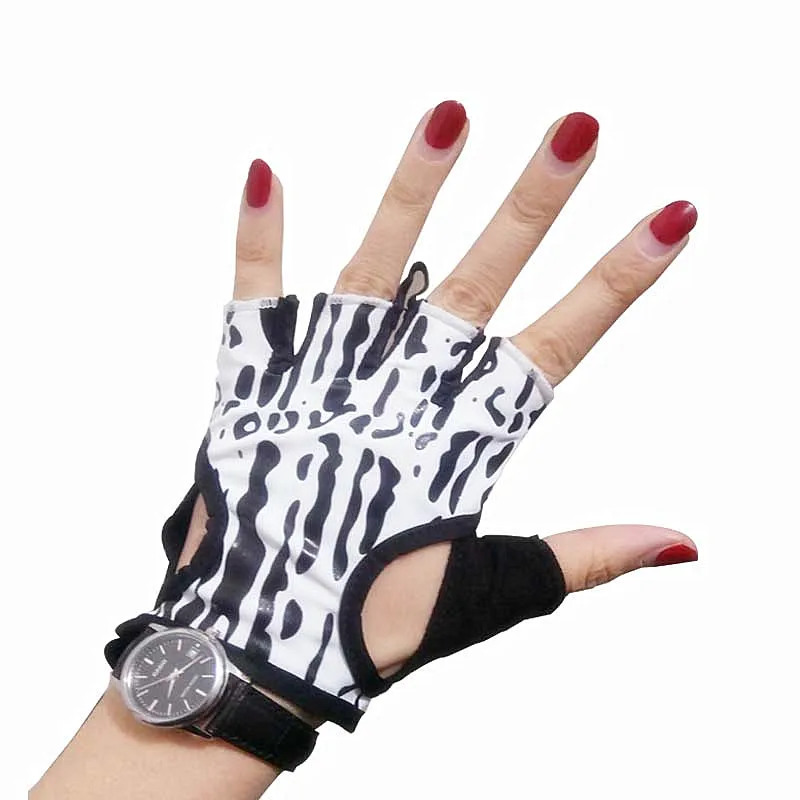 2017 Gym gloves women fingerless fitness bicycle gloves weight lifting