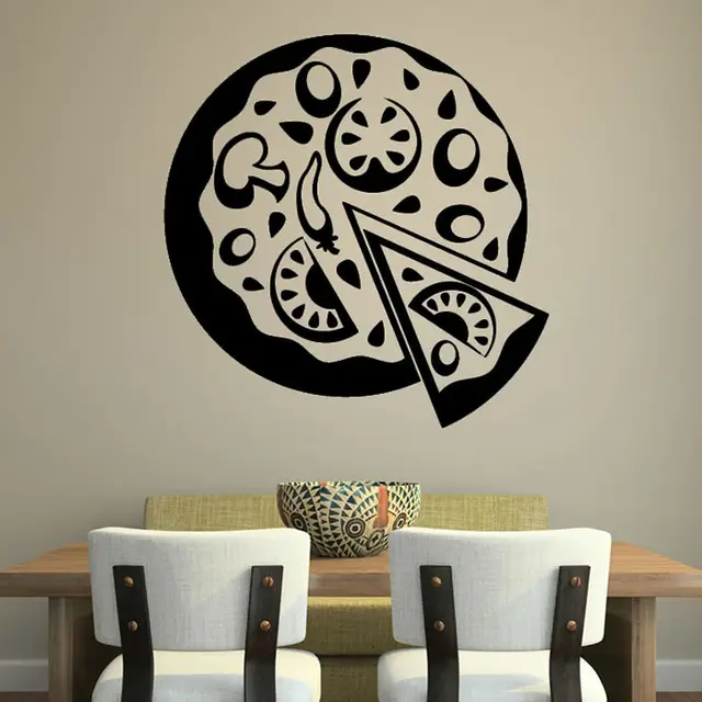 Special Offers Modern Design Self Adhesive DIY Waterproof Hollow Out Vegetables Pizza Wall Sticker Home Decor For Dining Room M554 Special Offers Modern Design Self Adhesive DIY Waterproof Hollow Out Vegetables Pizza Wall Sticker Home Decor For Dining Room M554