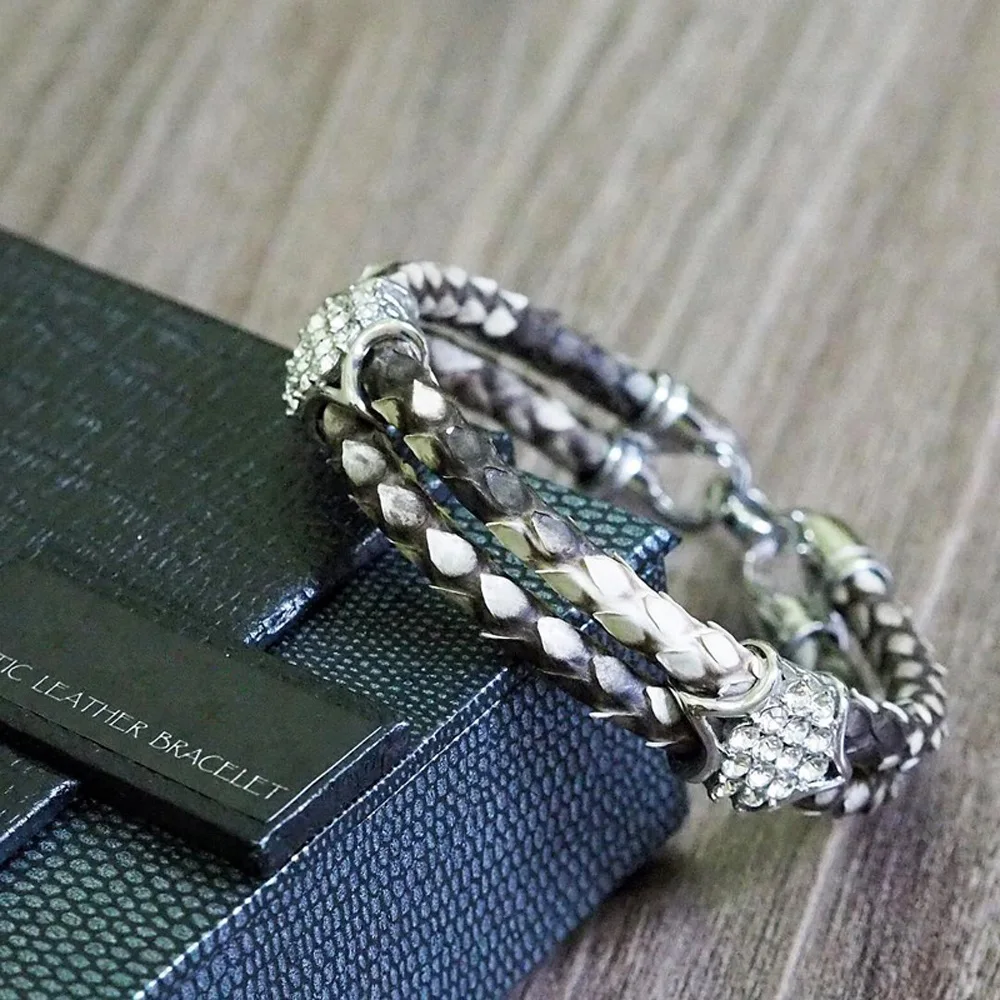 snake skin bracelet