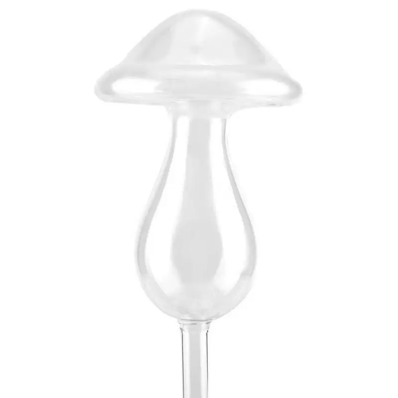 The Mushroom Shaped Automatic Watering Device Transparent Glass Automatic Watering Flower Gardening Supplies