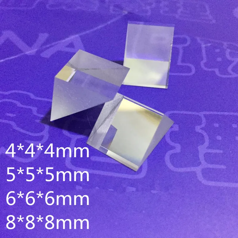 2 шт. 5x5x5 мм, 5*5*5 мм правый угол K9 треугольная призма линза