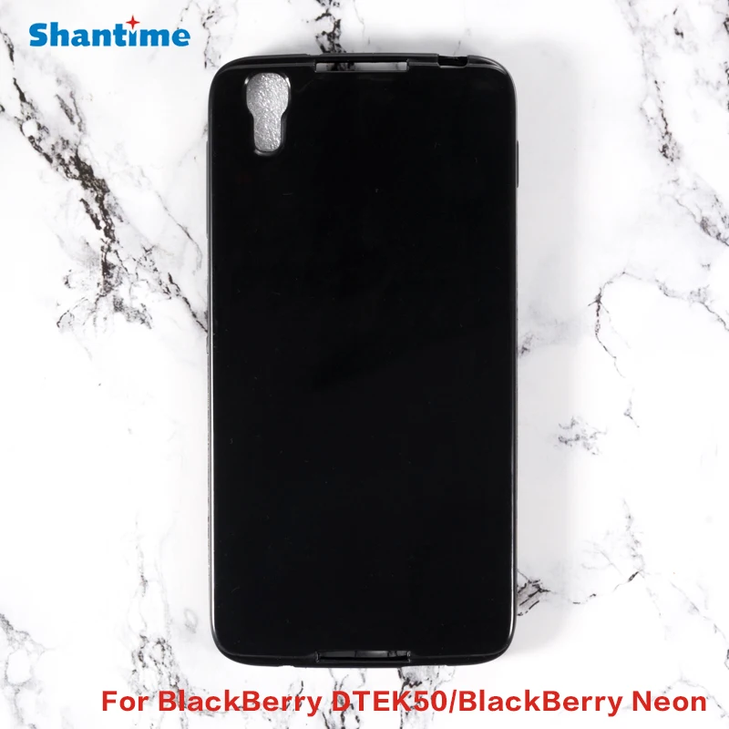 

For BlackBerry DTEK50 Gel Pudding Silicone Phone Protective Back Shell For BlackBerry Neon Soft TPU Case