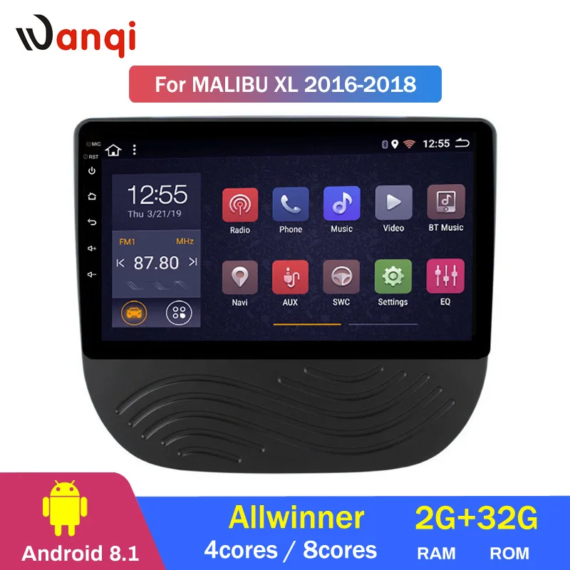 

2G RAM 32G ROM 9 inch Android 8.1 Car DVD Player For Chevrolet Malibu XL 2016 2017 GPS Navigation Radio