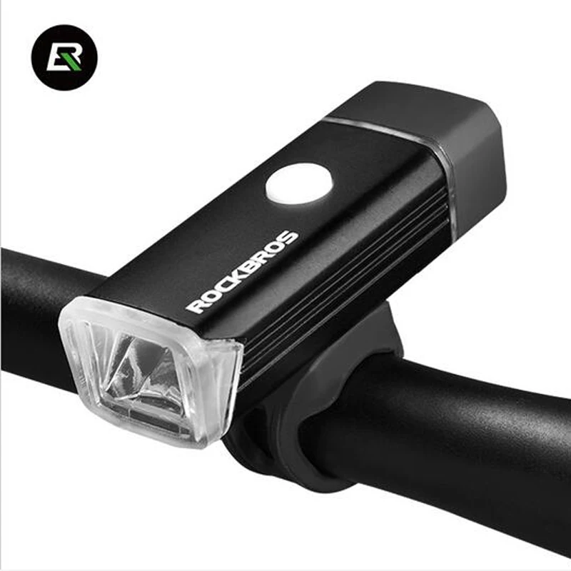 ROCKBROS Bicycle Waterproof Flashlight Rechargeable Bicycle Front Light