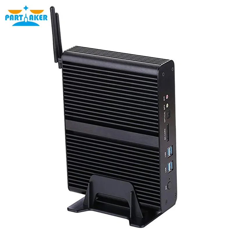 Мини ПК Windows i7 4650u 4500u Barebone HTPC Intel Nuc Безвентиляторный Компьютер Haswell Graphics HD 5000 300M