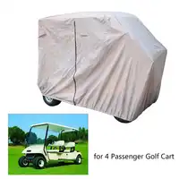 TOMSHOO ทนทาน 2/4 Golf Cart ฝาครอบฝาครอบกันน้ำอุปกรณ์กอล์ฟรถ Enclosure Rain Cover