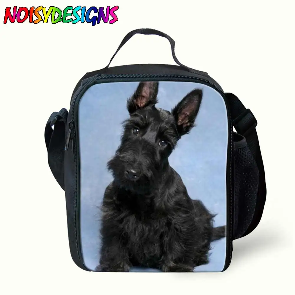 

Scotty dogs Painting Lunch Box Girls Kids Toddler Thermal Cooler Insulated Tote Bag snack mochila Bolsa Lunch Container for Kids