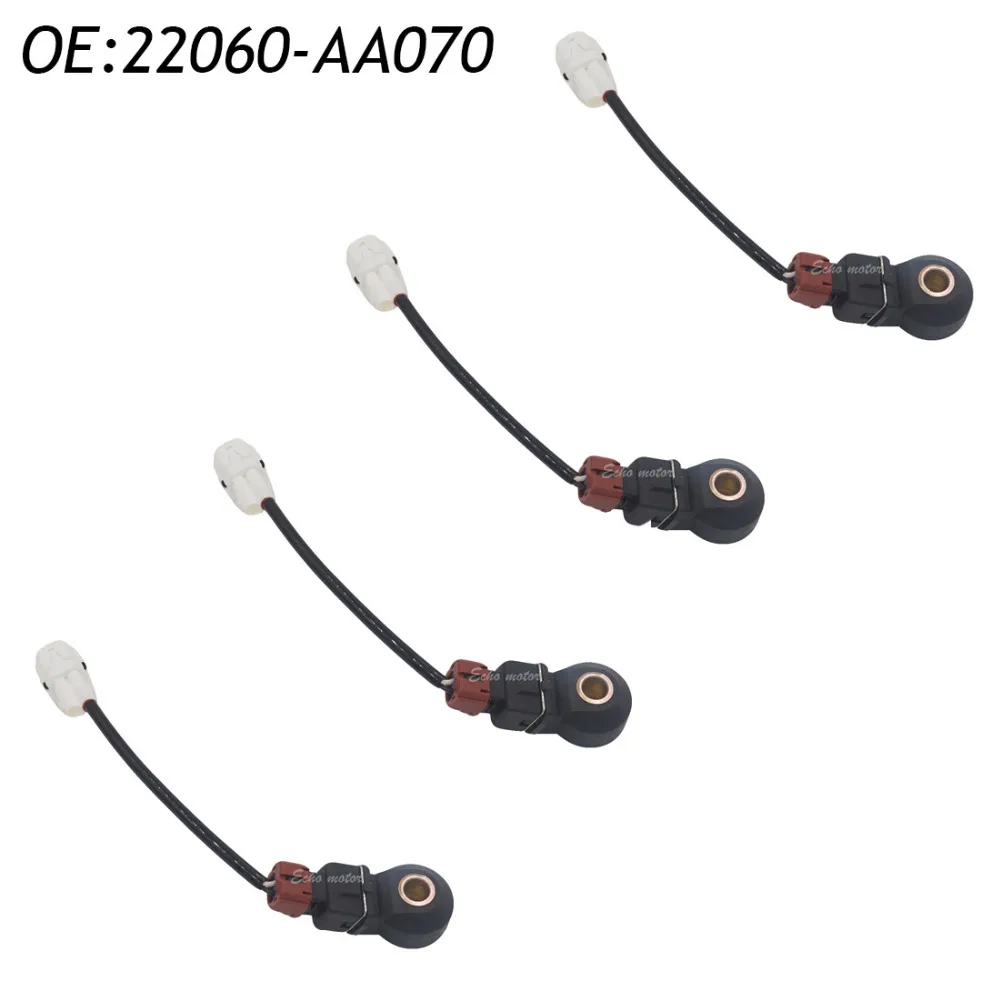 

New 4pcs Knock Sensor 22060-AA070 KS98 213-1828 S8683 144-745 For Subaru Impreza Forester Legacy Outback 1999 2000 2001 2002