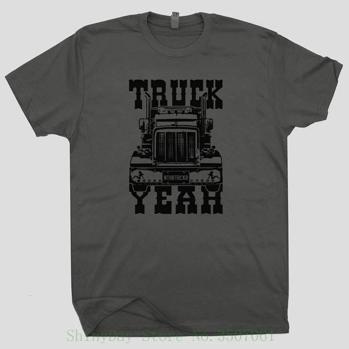 

Truck Yeah T Shirt Mother Trucker Tee Shirts Redneck Eighteen Wheeler Hat 80s Graphic Mudflap Girls Printed Pure Cotton Men's