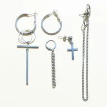 5 шт./компл. в Корейском стиле Модные украшения Bangtan Boys альбом V серьги в форме ДНК Boucle d'oreille Femme Kpop серьги для женщин и мужчин