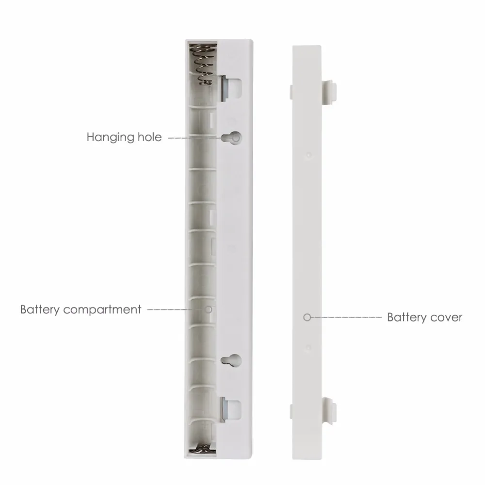 10 светодиодный беспроводной PIR светильник с датчиком движения, Интеллектуальный портативный инфракрасный индукционный светильник, ночной Светильник s для шкафа, шкафа, 4* AAA