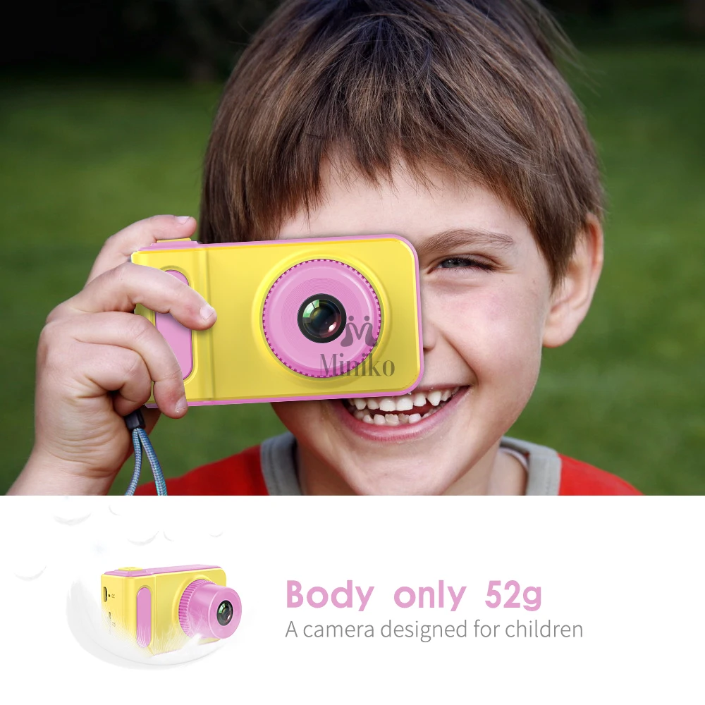 Мини умная Милая Детская Цифровая видеокамера для детей, для мальчиков и девочек, 2 дисплея, наклейки, подарок на день рождения, Polaroid Micro