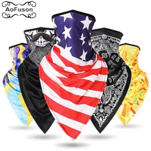 Летний шарф для спорта на открытом воздухе, велосипедное снаряжение, велосипедная бандана, головной убор, маска, треугольная велосипедная головная повязка, Быстросохнущий шарф