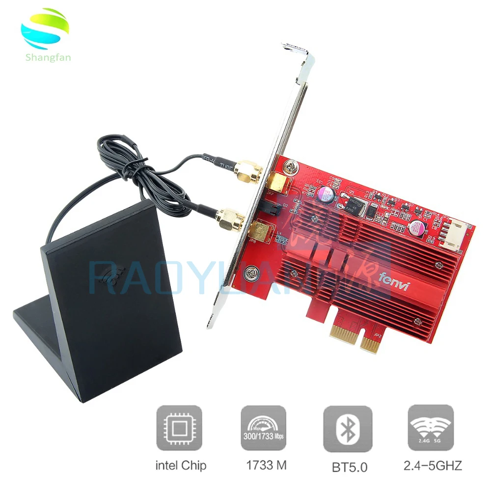 Dual Band 2030 Мбит/с PCI Express Беспроводной адаптер Wi-Fi 802.11ac постоянного/переменного 9260 PCIE