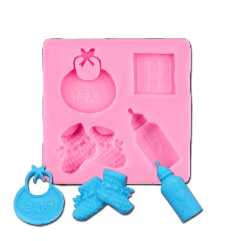 

3D Baby Bottle Nipples Silicone Fondant Cake Molds