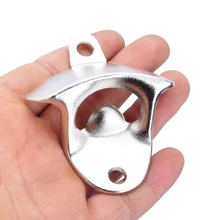 20x матовая настенная открывалка для бутылок матовая Полированная Металлическая цинковый сплав настенная открывалка для пивных бутылок логотип на заказ гравировка