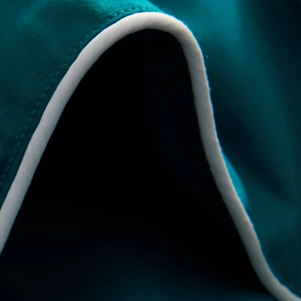 100% Lyocell Tencel ткань тонкое одеяло темное Cyan летнее сплошные цветные стеганые одеяла