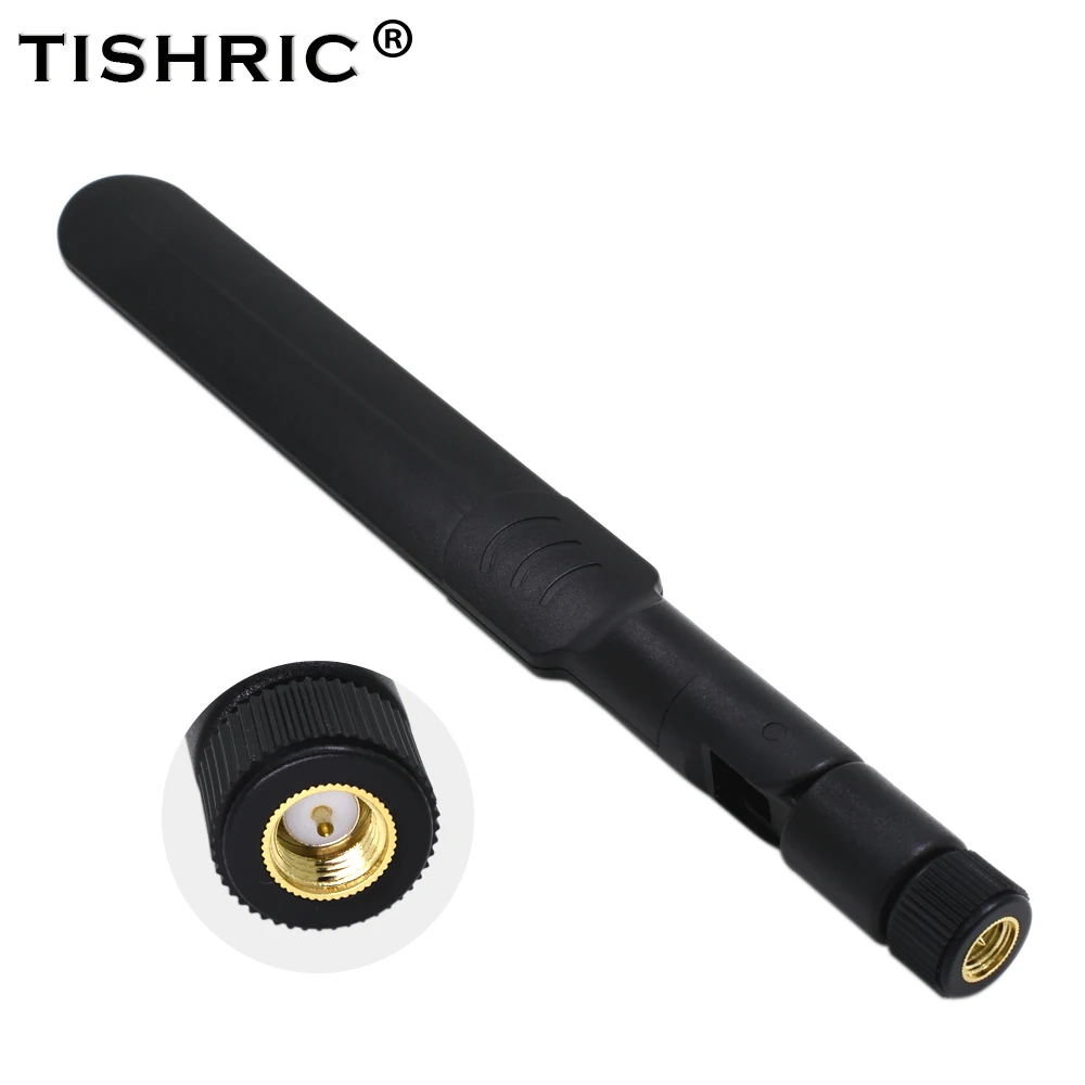 TISHRIC 10 шт. 2018 горячее весло 3G 4G GSM LTE WIFI антенна Wi Fi 2 4 ghz 5 8 8dBi RP SMA разъем для