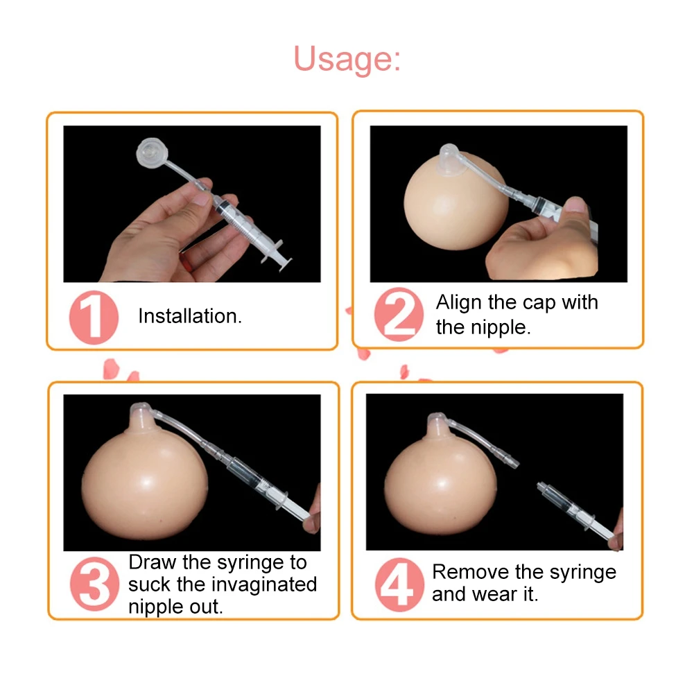 Силиконовый корректор для сосков, Съемники сосков для плоских перевернутых сосков, массаж груди, легкий безболезненный корректор сосков