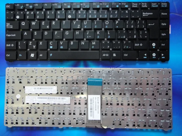 100% новая и оригинальная Чешская клавиатура с фианитами для ASUS Eee PC 1225C 1225B 1215B 1215T