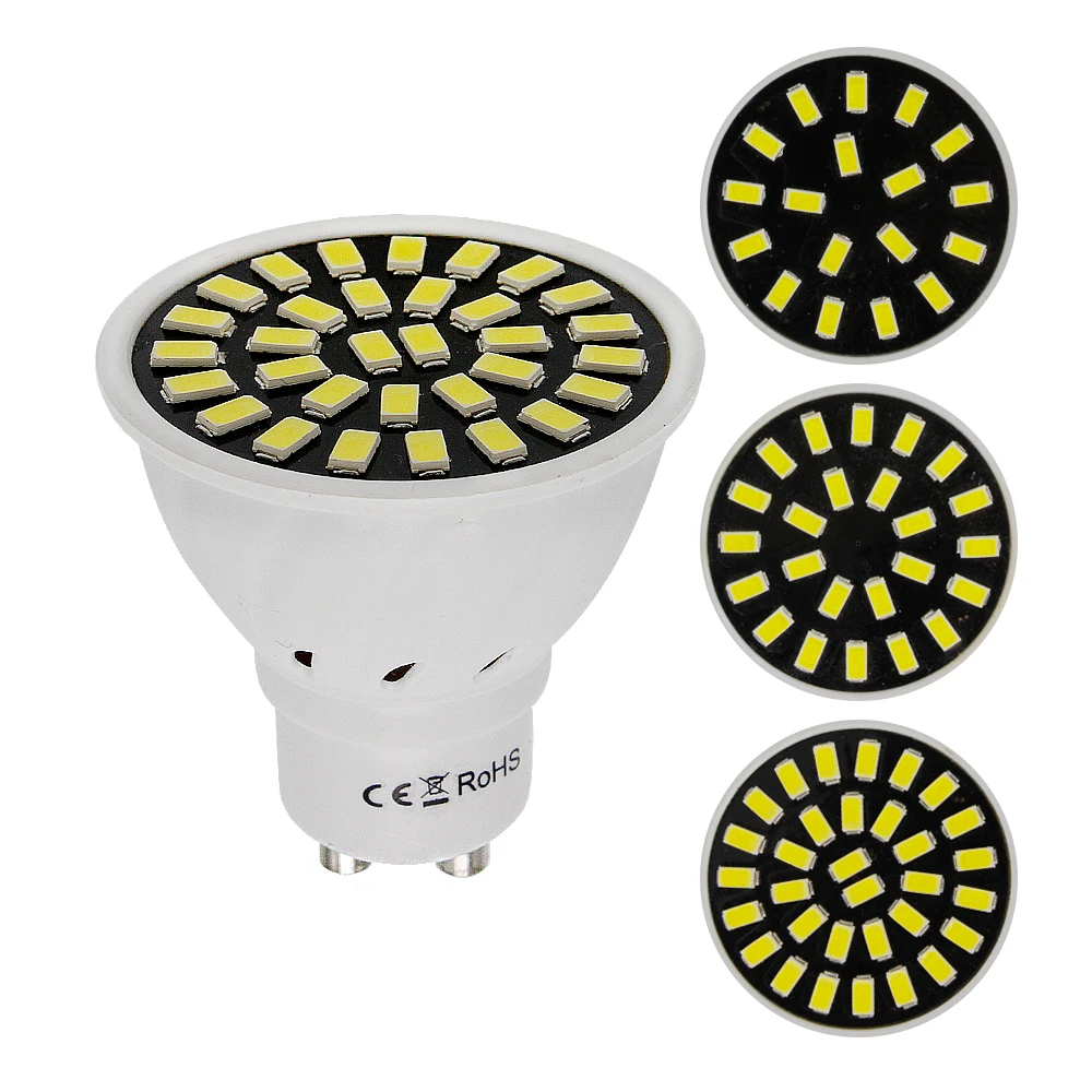 

High Lumens 4w 6w 8w Lampadas LED 5733 SMD GU10 Led Spotlight AC 220V 230V Bombillas Led spot light Replace Incandescent Lamp
