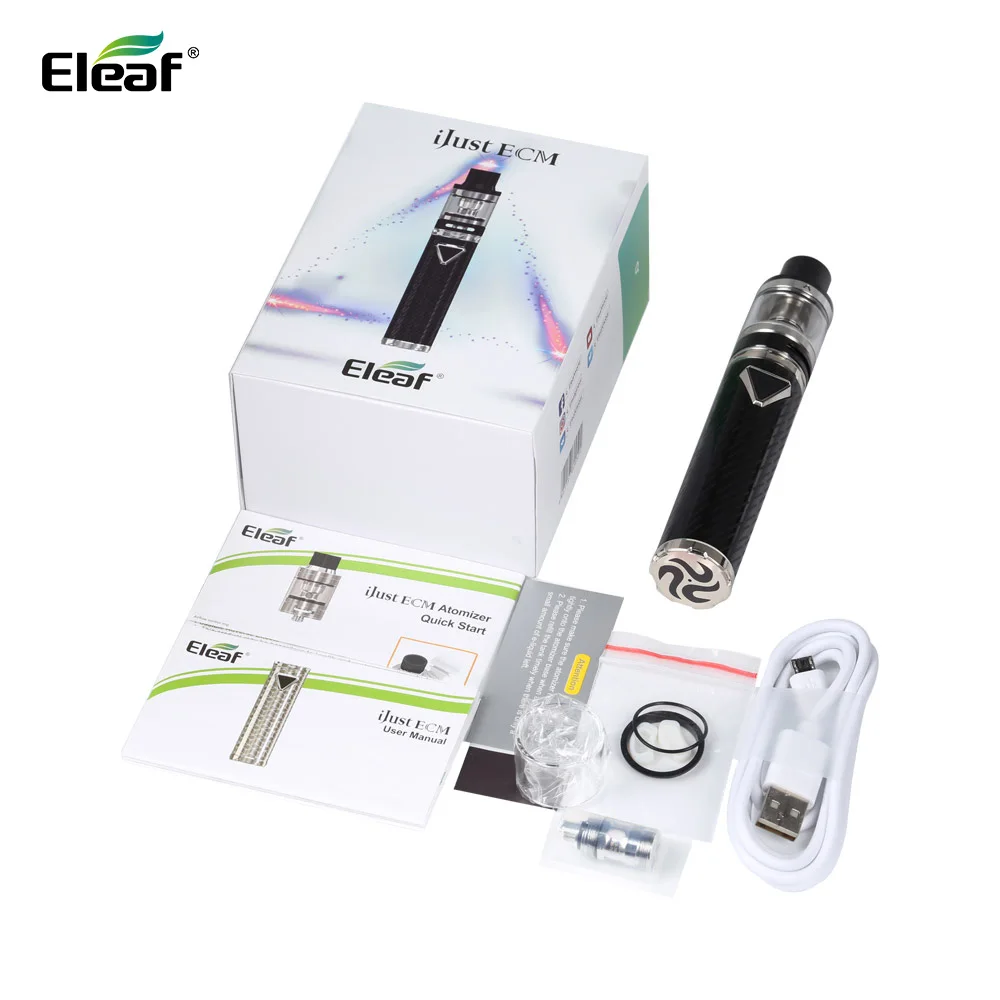 Оригинальная электронная сигарета Eleaf iJust ECM Kit с 4 мл или 2 атомайзером 3000 мА · ч
