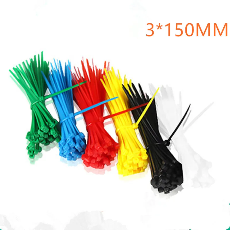 100pcs 3X150MM Self Locking Cable Zip Ties.cable tiesin Cable Ties