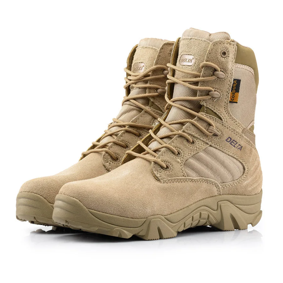 

2019 High Quality Men's Delta Military Tactical Boots Waterproof Non-Slip Outdoor Black SneakersTravel Shoes for Men Hiking Shoe