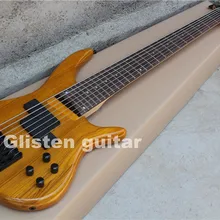 Заказная 7 Струнная натуральная китайская бас-гитара b37