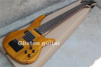 

Custom 7 string Nature Chinese bass guitar b37