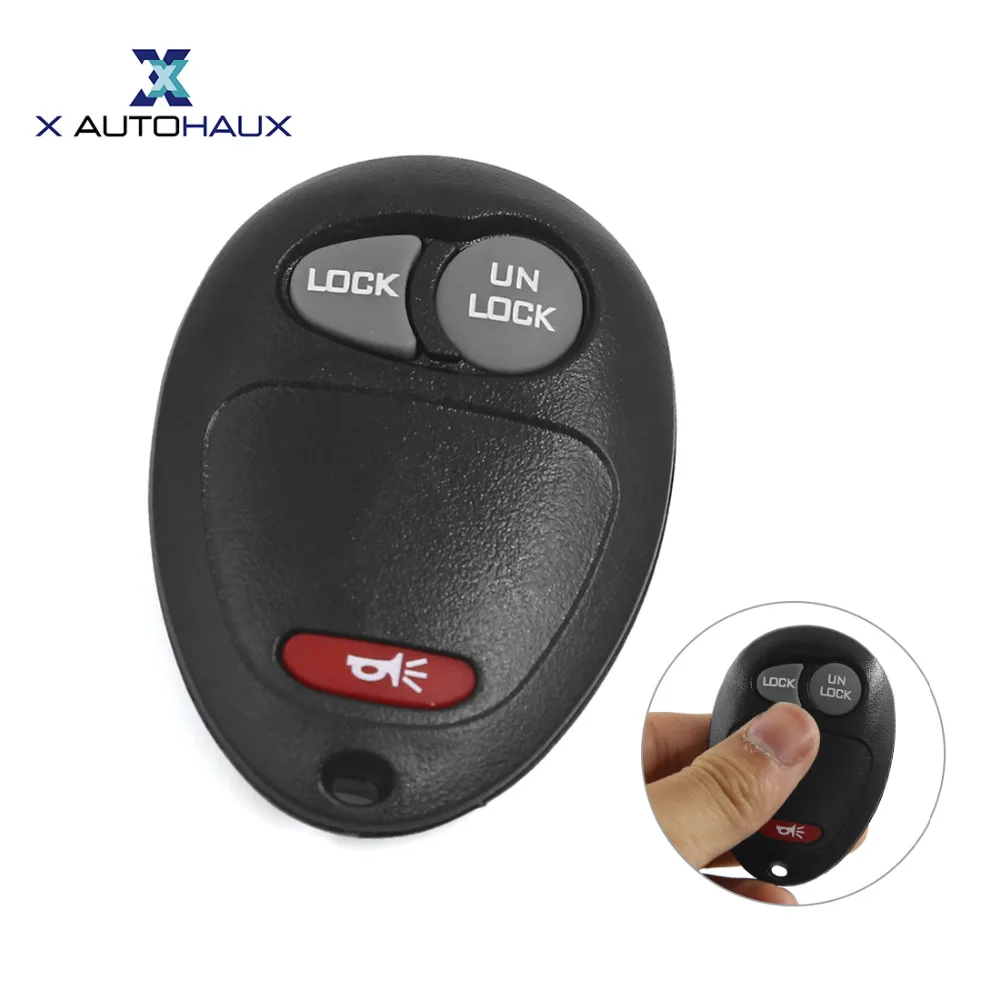 

X AUTOHAUX Replacement Keyless Entry Remote Car Key Clicker Transmitter 3B For FCC L2C0007T For Chevrolet GMC 10335583 10335585