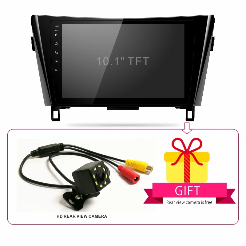 Discount Dinpei Android 9.0 Car Radio Multimedia Player For  Nissan X-Trail Qashqai 2014 2015-2019 GPS Navigation Carplay 4G wifi video 5