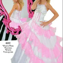 Новейший дизайн, платье на бретельках, белое и розовое платье из органзы для маленьких девочек, Пышное Платье на день рождения, F1019