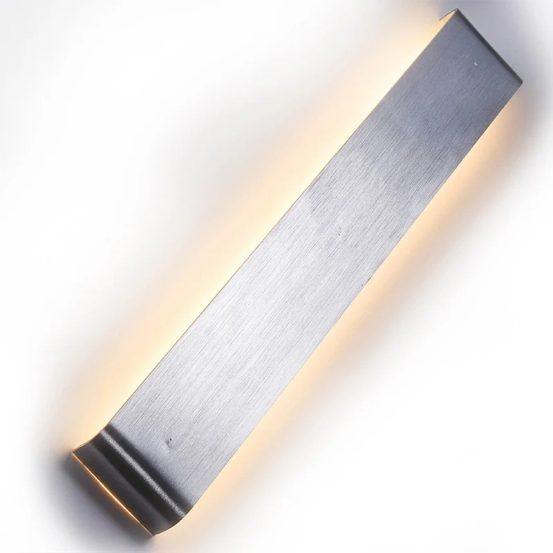 

Hot Aluminum Modern Minimalist Decorative Plates Light Bedside Wall Room Bathroom Mirror Light Direct Creative