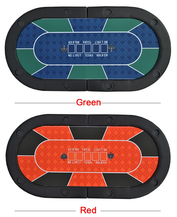 181x92x4 см многоцветные складные Техасские холдем покер Настольный два сложения казино Настольный