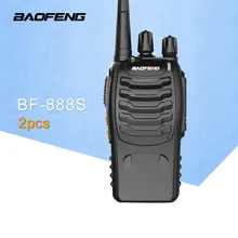 2 шт Baofeng BF-888S портативная рация 5 Вт портативная рация UHF 5 Вт 400-470 МГц 16CH двухстороннее портативное CB радио