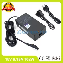 102 W 15 V 6.33A 1798 AC ноутбук с адаптером питания зарядное устройство для microsoft Surface Book Core i7 с производительностью базовая модель 1785